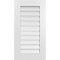 Ekena Millwork Vertical Surface Mount PVC Gable Vent: Functional, w/ 3-1/2"W x 1"P Standard Frame, 18"W x 34"H GVPVE18X3401SF - alternate 1